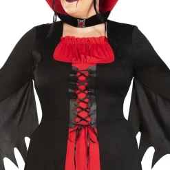 Vampyra Klänning Plus-size Maskeraddräkt