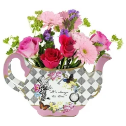 Vasdekoration Tekanna Alice Wonderland