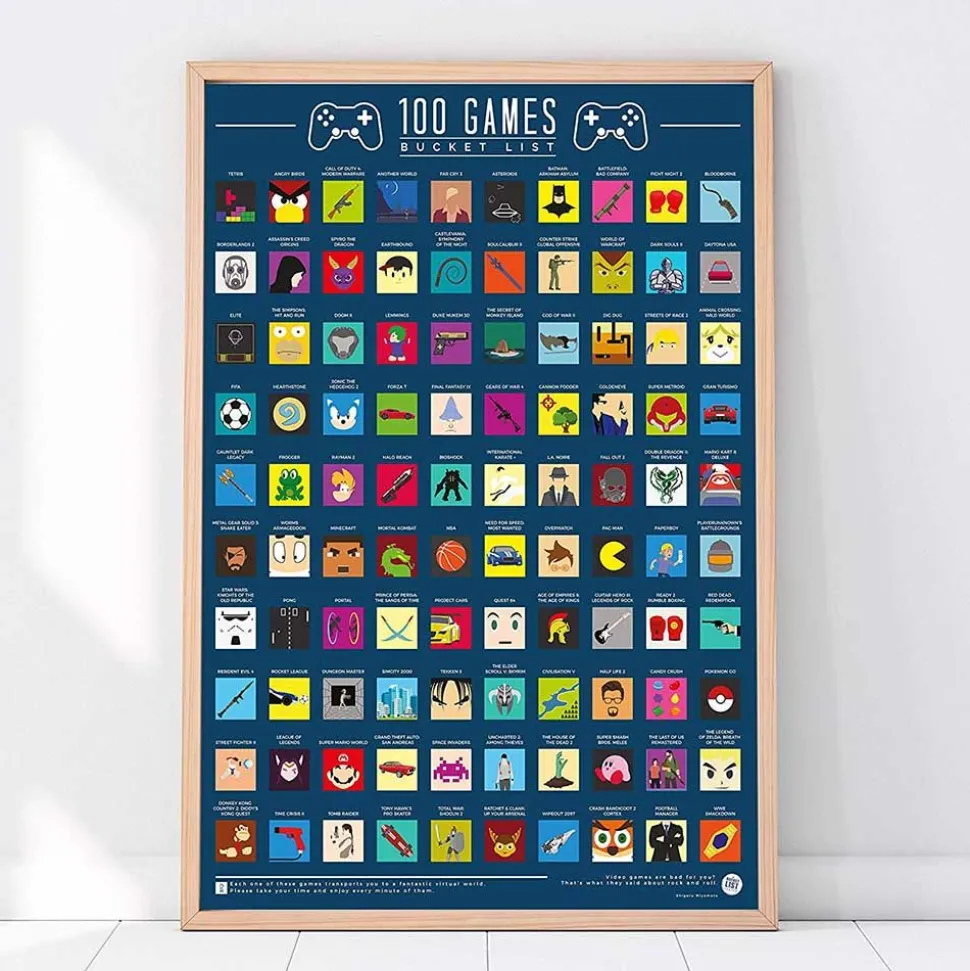 100 Video Games Bucket List Skraptavla