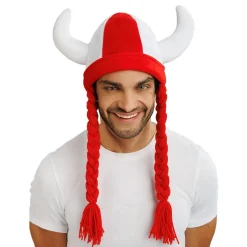 Vikingahjälm Danmark med Flätor