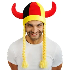 Vikingahjälm Tyskland med Flätor