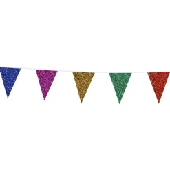 Vimpelgirlang Flerfärgad Glitter