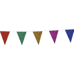 Vimpelgirlang Glitter Flerfärgad