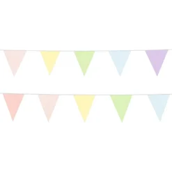Vimpelgirlang i Tyg Dreamy Pastel