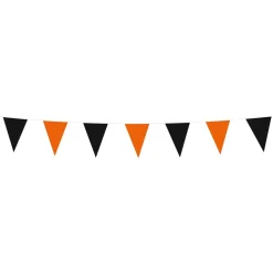 Vimpelgirlang Mini Svart/Orange
