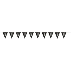 Vimpelgirlang 18 Svart/Silver