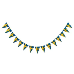 Vimpelgirlang Sverigeflaggor