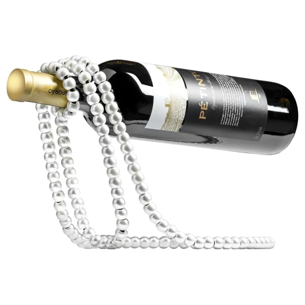 Vinhållare Pärlhalsband Vit