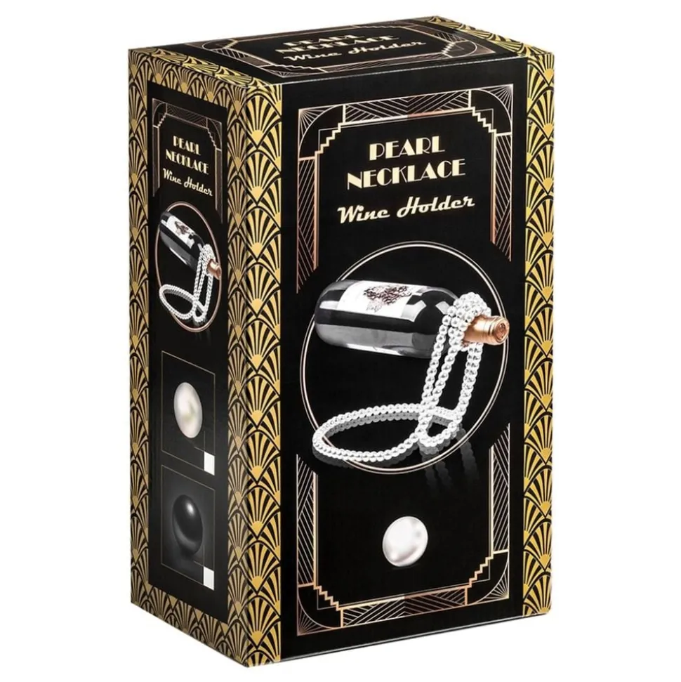 Vinhållare Pärlhalsband Vit