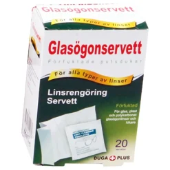 Våtservett för Glasögon