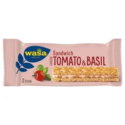 Wasa Sandwich Cheese Tomato & Basil Storpack