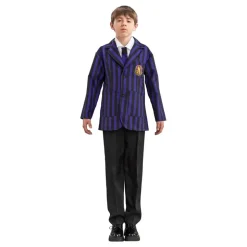 Wednesday Skoluniform Pojke Barn Maskeraddräkt