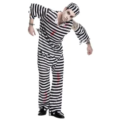 Zombie Fånge Maskeraddräkt