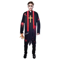 Zombie Präst Maskeraddräkt